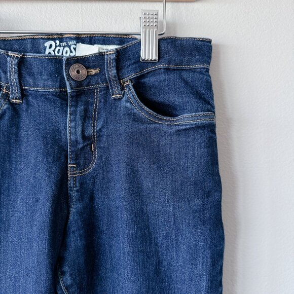 OshKosh B'Gosh jeans size 7 dark wash skinny boot cut for girls - Picture 2 of 12